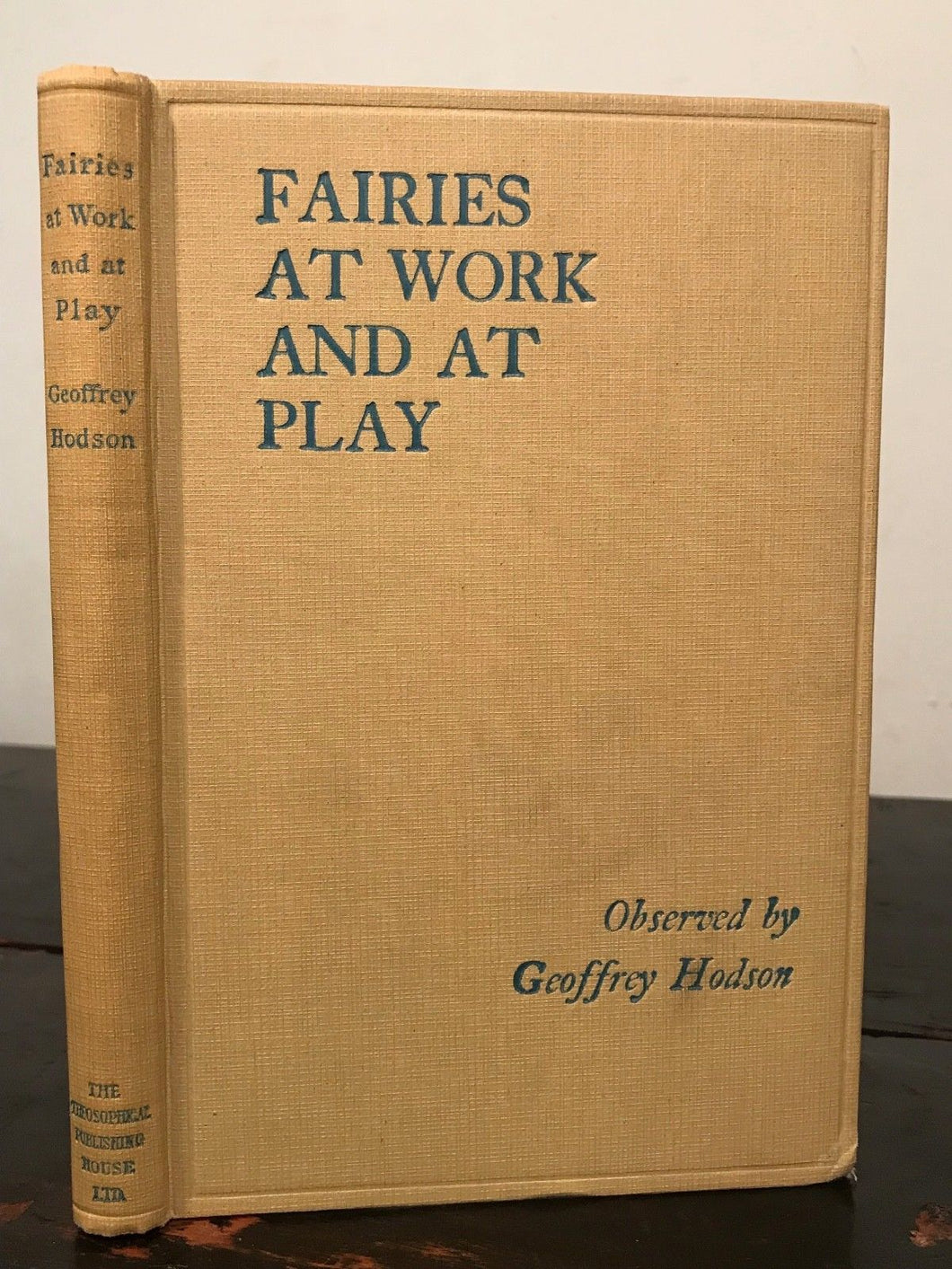 GEOFFREY HODSON - FAIRIES AT WORK & AT PLAY - 1st 1925 - Fairies, Elves, Spirits