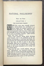 A.E. THIERENS - NATURAL PHILOSOPHY - 1st, 1920 ASTROLOGY HERMETIC OCCULT MAGICK