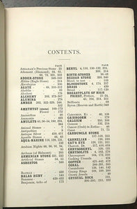 1907 PRECIOUS STONES FOR CURATIVE WEAR - MYTHS FOLKLORE POWER of METALS STONES