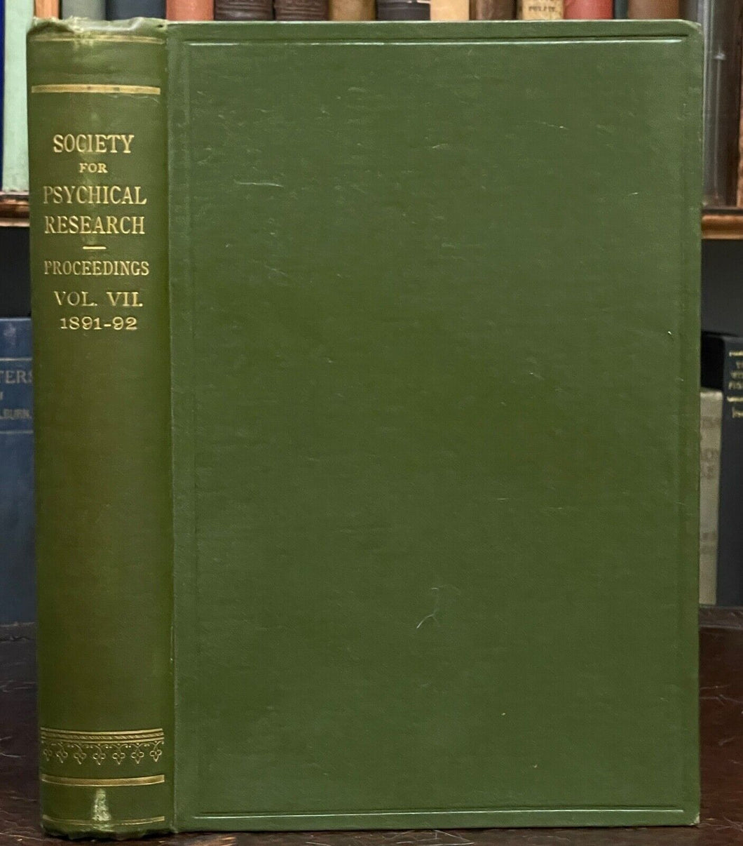 1891-92 SOCIETY FOR PSYCHICAL RESEARCH - SPIRIT PHOTOGRAPHY AUTOMATIC WRITING