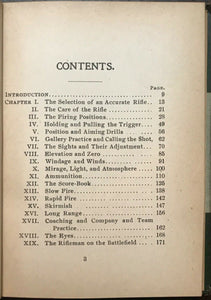 SUGGESTIONS TO MILITARY RIFLEMEN - Whelen, 1st 1906 GUNS SHOOTING ARMY RIFLES