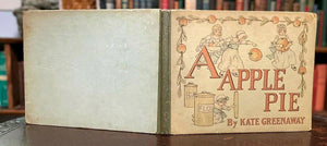 A APPLE PIE - 1900, KATE GREENAWAY - CHILDREN'S ALPHABET ILLUSTRATED