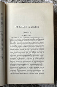 ENGLISH COLONIES IN AMERICA: VIRGINA, MARYLAND, CAROLINAS - Doyle, 1st 1889