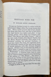 WORKS  OF EDGAR ALLAN POE, Vols 1-3, 1905 - GOTHIC OCCULT HORROR LITERATURE