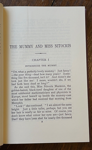 MUMMY AND MISS NITOCRIS - Arno Press, 1st 1906 / 1976 ANCIENT EGYPT SUPERNATURAL