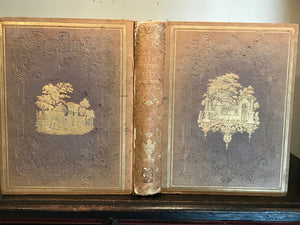 THE RURAL CEMETERIES OF AMERICA: GREEN-WOOD ILLUSTRATED - 1st Ed, 1847 GRAVEYARD