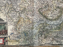 1578 / 1593 - GERMANIAE TOTIUS NOSTRAE EUROPAE - Gerard De Jode - MAP OF GERMANY