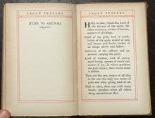 PAGAN PRAYERS - Marah Ellis Ryan, 1st 1913 NATIVE AMERICAN WORLD PRAYERS CHANTS