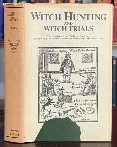 WITCH HUNTING AND WITCH TRIALS - Ewan, 1971 - TRIALS TORTURE WITCHES WITCHCRAFT