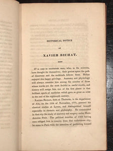 Additions to the General Anatomy of Xavier Bichat - Beclard - 1st Edition, 1823