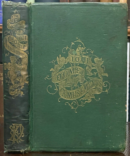 SOCIABLE HOME AMUSEMENTS - Arnold, 1st 1858 - PARLOR GAMES, MAGIC, ENTERTAINMENT