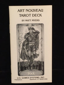 ART NOUVEAU TAROT Card Deck by Matt Myers, 1989 SEALED, MINT CONDITION Belgium