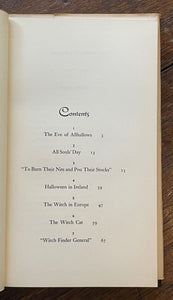 HALLOWEEN THROUGH TWENTY CENTURIES - Linton, 1st 1950 - PAGAN ORIGINS - SIGNED