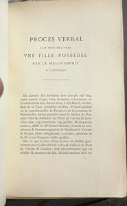 UNE FILLE POSSÉDÉE - Ltd & Numbered Ed, 1883 - DEMONS SATAN EXORCISM POSSESSION