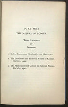 COLOUR - Steiner, 1st 1935 - COLOR THEORY SPIRITUAL AWARENESS ART THERAPY