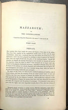 1862 MAZZAROTH & MIZRAIM - Rolleston, 1st ASTROLOGY CONSTELLATIONS ZODIAC OCCULT