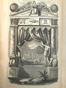 TRADITIONS OF FREEMASONRY - Pierson, 1866 MASONIC RITUALS ANCIENT MYSTERIES