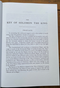 KEY OF SOLOMON THE KING (CLAVICULA SALOMONIS) - Mathers, 1991 - SPELLS GRIMOIRE