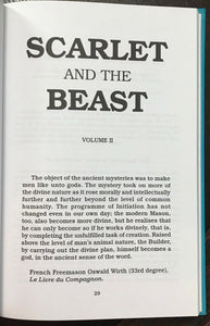 SCARLET AND THE BEAST - Daniel, 1st 1994 - FREEMASONRY MASONIC SECRET SOCIETIES