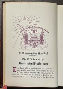 MYSTIC AMERICANISM - Clymer, 1975 ROSICRUCIANISM CHIVALRIC ORDER HISTORY of U.S.