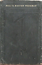 HALL'S MASTER WORKMAN & MASONIC MONITOR - Hall, 1st 1864 LEATHER FREEMASONRY