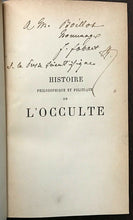 HISTOIRE DE L'OCCULTE - Fabart, Flammarion, 1885 OCCULT SORCERY MAGIC - SIGNED