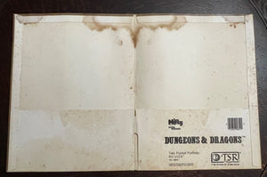 DUNGEONS & DRAGONS - TWO POCKET PORTFOLIO,  1981