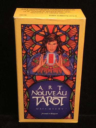 ART NOUVEAU TAROT Card Deck by Matt Myers, 1989 SEALED, MINT CONDITION Belgium