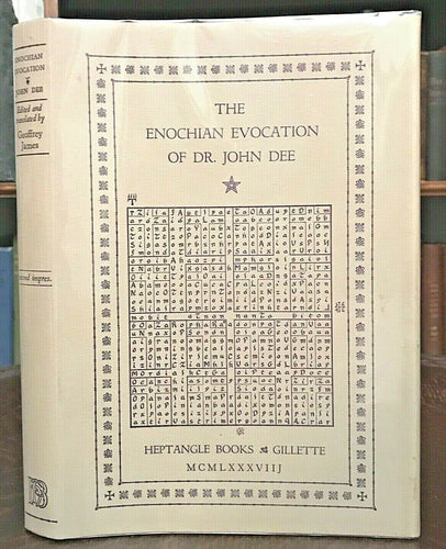 ENOCHIAN EVOCATION OF DR. JOHN DEE - 1st & Ltd Ed, 1984 MAGICK OCCULT GRIMOIRE