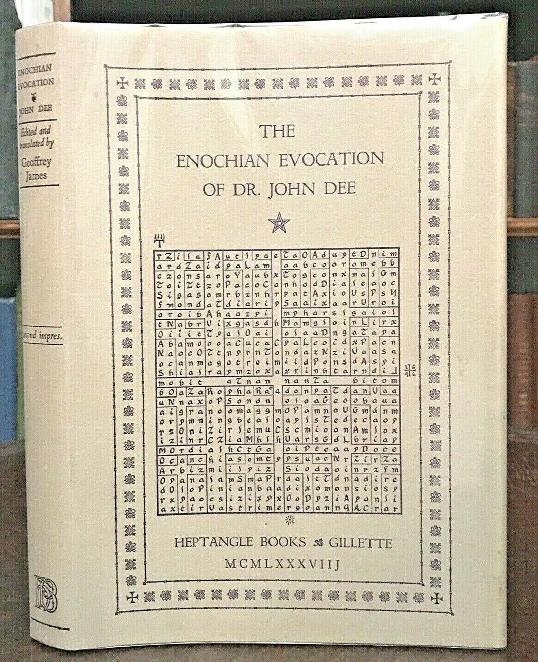 ENOCHIAN EVOCATION OF DR. JOHN DEE - 1st & Ltd Ed, 1984 MAGICK OCCULT GRIMOIRE