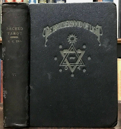 THE SACRED TAROT - Benjamine, 1935 - ASTROLOGY KABALA TAROT NUMEROLOGY OCCULT