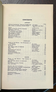 THE OCCULT REVIEW - Vol 47 (6 Issues), 1928 ALCHEMY WITCHCRAFT DIVINATION MAGICK