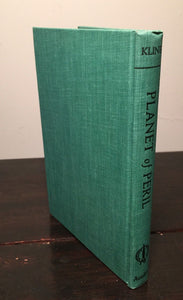 PLANET OF PERIL by Otis A. Kline, HC/DJ 1st Ed AVALON 1961, Excellent, Sci Fi