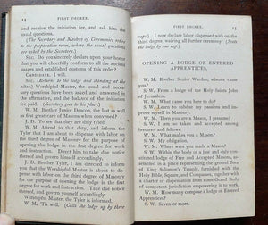 1896 MORE LIGHT: A RITUAL OF THE THREE SYMBOLIC DEGREES - FREEMASONRY MASONIC