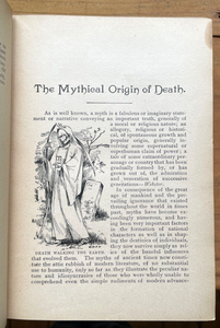 ENCYCLOPEDIA OF DEATH AND LIFE IN THE SPIRIT WORLD - 1st 1895 - AFTERLIFE SOUL