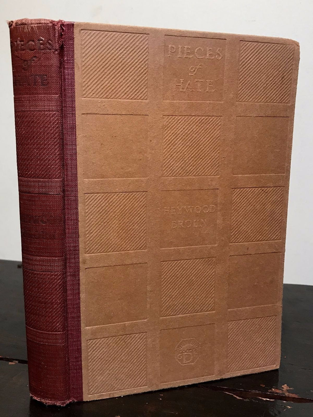PIECES OF HATE And Other Enthusiasms Heywood Broun 1st/1st 1922 Humor Daily Life