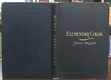 ELEMENTARY COLOR - MILTON BRADLEY, 1st 1895 COLOR THEORY PSYCHOLOGY BOARD GAMES