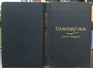 ELEMENTARY COLOR - MILTON BRADLEY, 1st 1895 COLOR THEORY PSYCHOLOGY BOARD GAMES