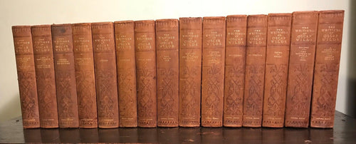 1907 THE WRITINGS OF OSCAR WILDE - Oxford UNIFORM LIMITED ED, 101/250 - 15 Vols