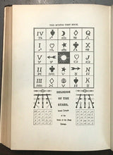 1919 MYSTIC TEST BOOK OR THE MAGIC OF THE CARDS - CARTOMANCY DIVINATION MAGICK