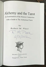 ALCHEMY AND THE TAROT - Robert Place, 1st 2011 HERMETIC DIVINATION MAGICK SIGNED