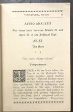 ASTRO-ANALYSIS - Llewellyn George, 1st Ed 1930 - ASTROLOGY PLANETARY INFLUENCES