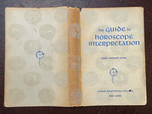 GUIDE TO HOROSCOPE INTERPRETATION - Marc Edmund Jones, 1961 - ZODIAC - SIGNED