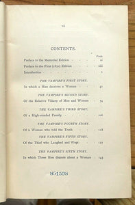 VIKRAM AND THE VAMPIRE: HINDU DEVILRY - Burton, 1893 GOTHIC HORROR DEMONS