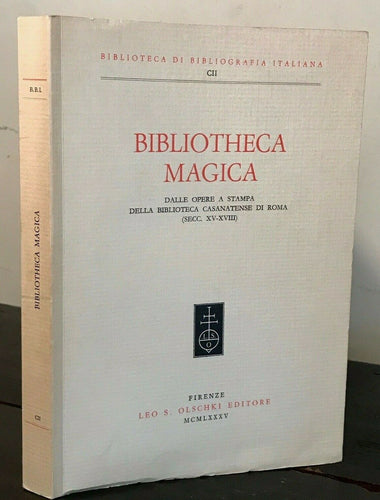 BIBLIOTHECA MAGICA - 1st Ed, 1985 - ALCHEMY MAGIC ASTRONOMY SORCERY