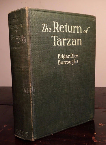 THE RETURN OF TARZAN by Edgar Rice Burroughs — A.L. Burt, 1916