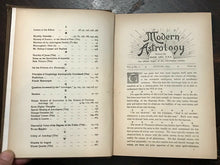 MODERN ASTROLOGY / ASTROLOGERS' MAGAZINE - Alan Leo ORIGINAL ISSUES for 1897