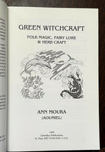 GREEN WITCHCRAFT - COMPLETE 3 Vol SET 1st Ed, ANN MOURA - WICCA NATURAL MAGICK