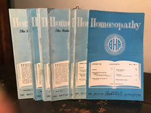HOMOEOPATHY - BRITISH HOMOEOPATHIC ASSN JOURNALS - 10 Original Journals, 1953