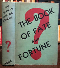 BOOK OF FATE AND FORTUNE: ENCYCLOPAEDIA OF OCCULT SCIENCES, 1932 - MAGICK OCCULT